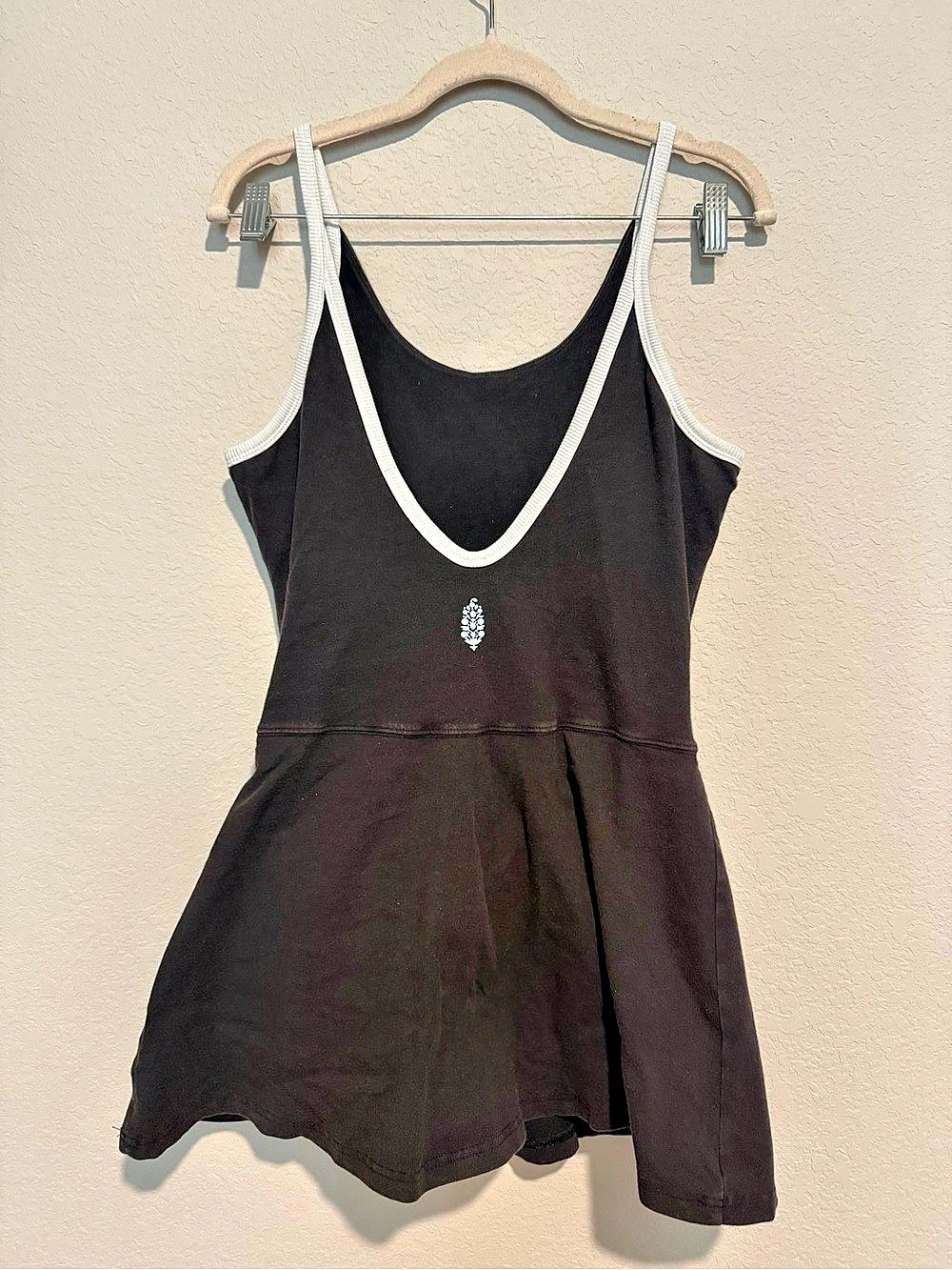 Free People Black hotshot Mini Dress
